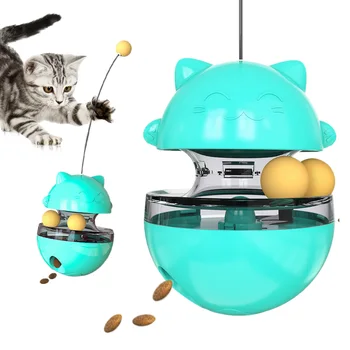 Cat Toys Food Dispenser Interactive Funny Cat Tumbler Toy Pet Slow Leaking Food Ball IQ Improve Cats Training Toys Pet Supplies
Cat Toys Food Dispenser Interactive Funny Cat Tumbler Toy Pet Slow Leaking Food Ball IQ Improve Cats Training Toys Pet Supplies