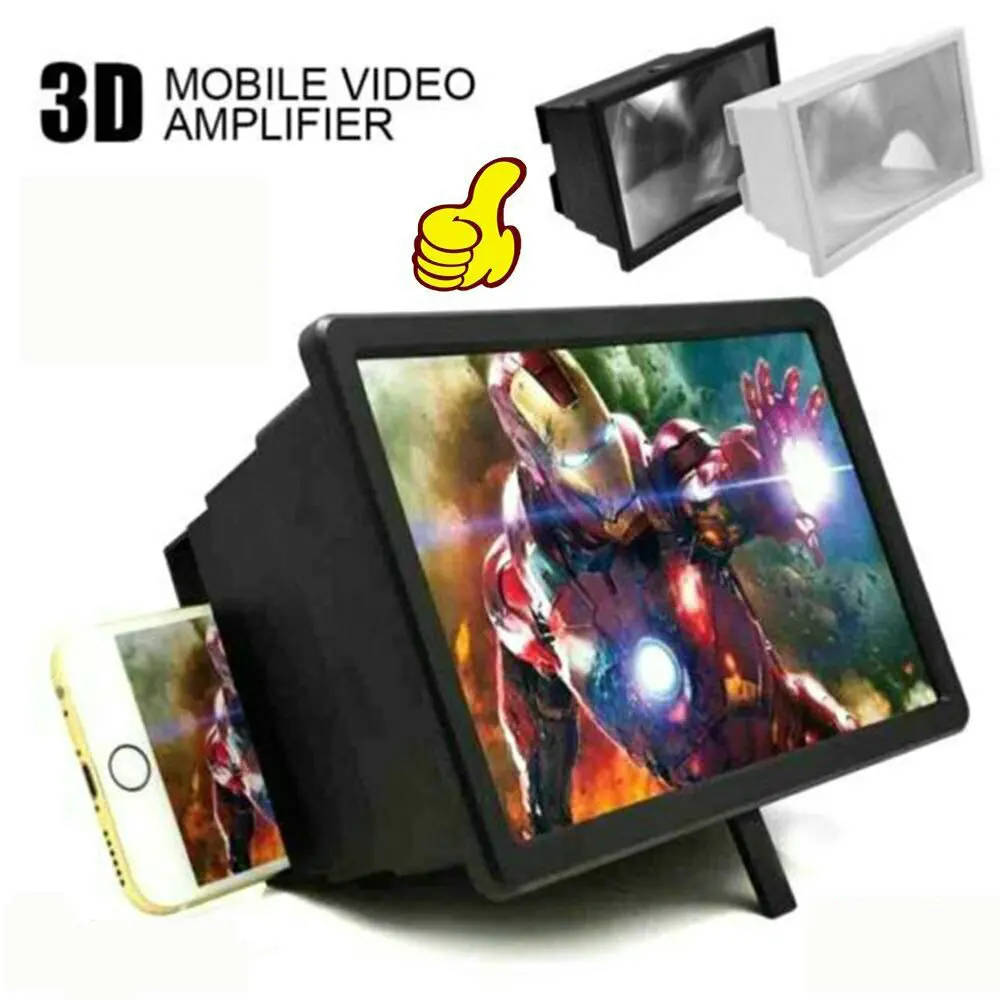1pc Cell Phone Screen Magnifier 3D HD Movie Video Amplifier With Foldable Holder Stand High-quality Video Amplifier
1pc Cell Phone Screen Magnifier 3D HD Movie Video Amplifier With Foldable Holder Stand High-quality Video Amplifier
