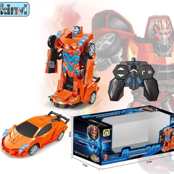 Remote control car Transformers Lamborghini deformation robot model with light music (2 in 1)
Remote control car Transformers Lamborghini deformation robot model with light music (2 in 1)