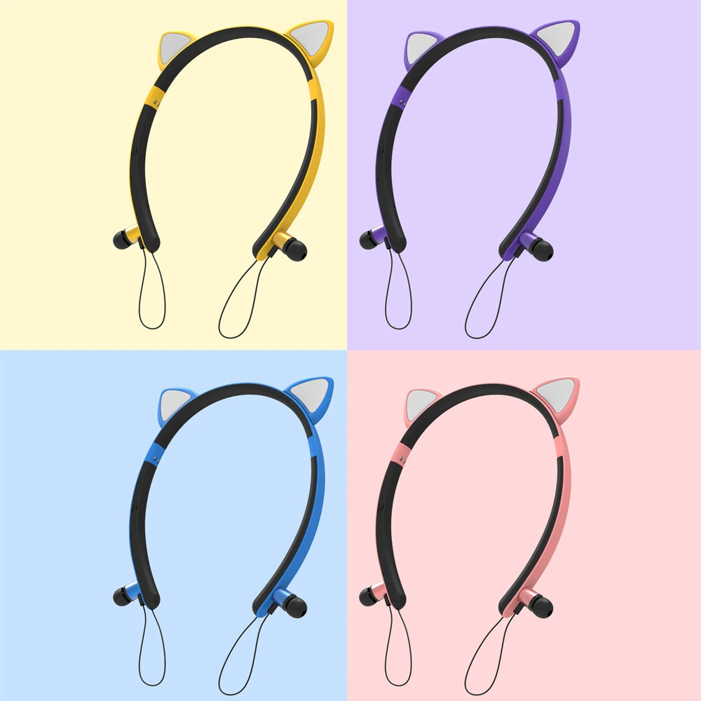 5.0 Bluetooth bright noise reduction LED wireless cat ear headset, stereo surround sound with microphone, high sound quality
5.0 Bluetooth bright noise reduction LED wireless cat ear headset, stereo surround sound with microphone, high sound quality