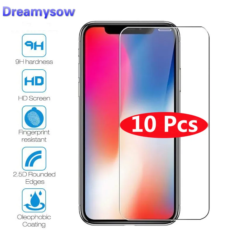 10Pcs Tempered Glass For iPhone X XS 6 7 8plus 5 5s SE 5c Screen Protective Film For iPhone 4 4s 6 6S 7 8 Glass Protector
10Pcs Tempered Glass For iPhone X XS 6 7 8plus 5 5s SE 5c Screen Protective Film For iPhone 4 4s 6 6S 7 8 Glass Protector