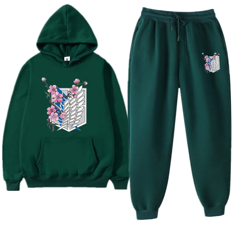 Anime Attack On Titan Levi Green Winter Tracksuit Men Fleece Hoodies Pants Sportwear Men Suit Hooded Sweatshirt Tracksuit Woman
Anime Attack On Titan Levi Green Winter Tracksuit Men Fleece Hoodies Pants Sportwear Men Suit Hooded Sweatshirt Tracksuit Woman