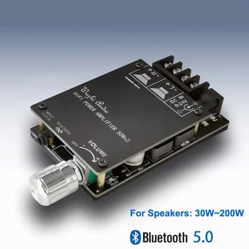 

Bluetooth 5.0 Digital 50W+50W TPA3116 Audio Power Amp For Speakers 30W~200W HiFi Stereo TPA3116D2 Aux Amplifier Board