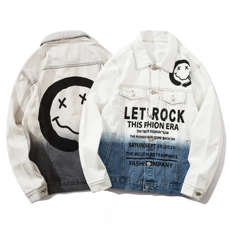 2020 Street Hip Hop Ripped Denim Jacket Men's Loose Trend Korean Workwear Jacket
2020 Street Hip Hop Ripped Denim Jacket Men's Loose Trend Korean Workwear Jacket