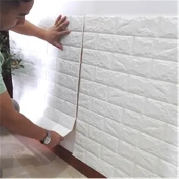70*77cm DIY 3D Brick Wall Stickers Home Decoration Living Room Bedroom Decor Foam Self Adhensive Wallpaper Art home Wall Decals 
70*77cm DIY 3D Brick Wall Stickers Home Decoration Living Room Bedroom Decor Foam Self Adhensive Wallpaper Art home Wall Decals