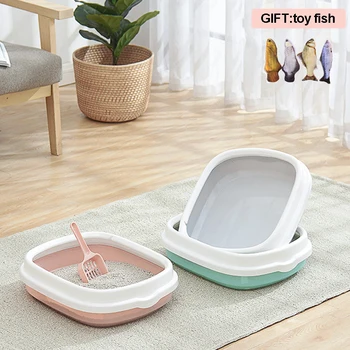 Pet Toilet Bedpan Anti Splash Cats Sand Box Cat Dog Tray with Scoop Kitten Cat Clean Toilette Home Plastic Litter Box Supplies
Pet Toilet Bedpan Anti Splash Cats Sand Box Cat Dog Tray with Scoop Kitten Cat Clean Toilette Home Plastic Litter Box Supplies