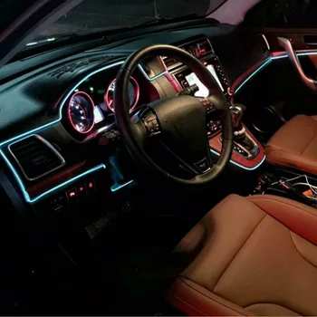 New Arrival High Quality Car Auto Interior LED Decorate Wire Strip Atmosphere Cold Blue Light Universal
New Arrival High Quality Car Auto Interior LED Decorate Wire Strip Atmosphere Cold Blue Light Universal