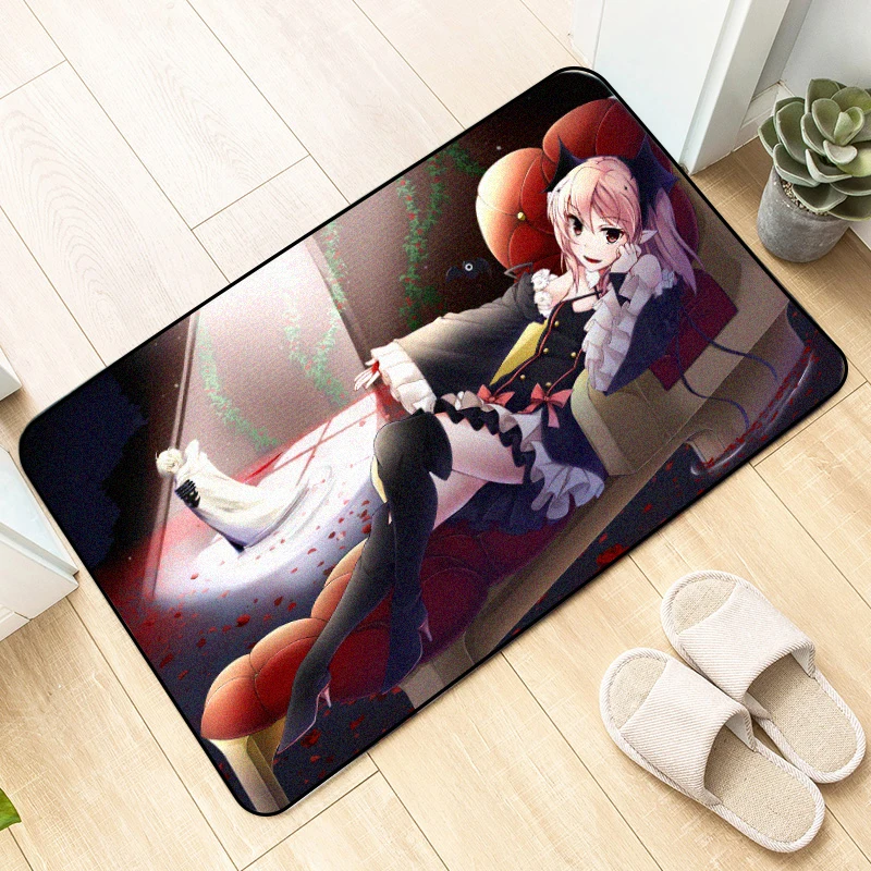 Коврик для пола с аниме Owari no seraph Seraph Of The End антискользящий коврик украшения