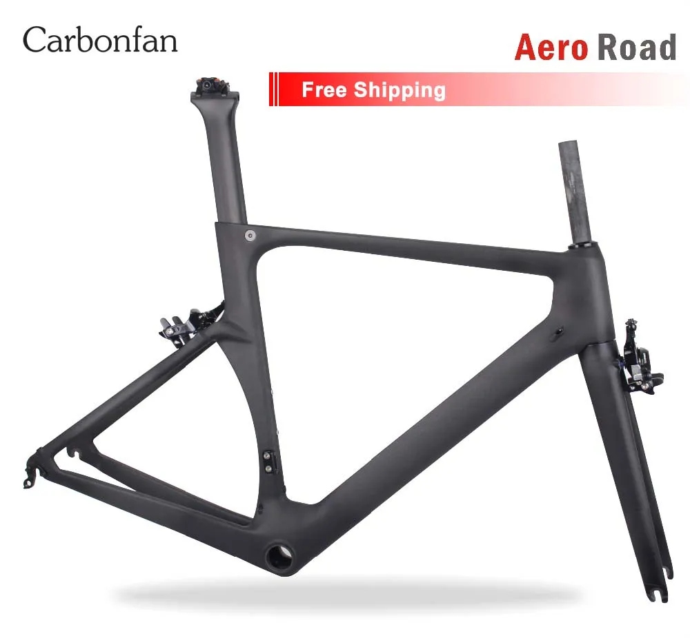 Carbonfan 700c Aero Carbon road frame BB86 700c Carbon bike frame Customized painting Cadre BICICLETAS Racing bike frame
Carbonfan 700c Aero Carbon road frame BB86 700c Carbon bike frame Customized painting Cadre BICICLETAS Racing bike frame