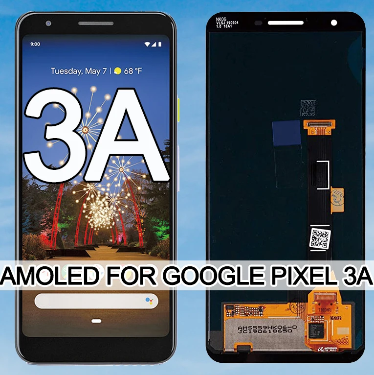 Original 5.6" AMOLED For Google Pixel 3A LCD Display Touch Digitizer Screen For Google Pixel 3A OLED Replacement No Dead pixel
Original 5.6" AMOLED For Google Pixel 3A LCD Display Touch Digitizer Screen For Google Pixel 3A OLED Replacement No Dead pixel