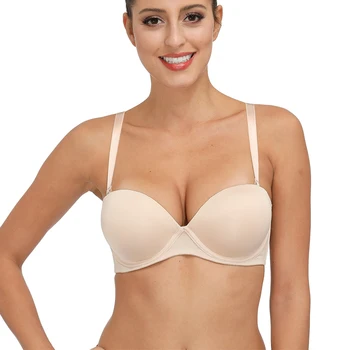 YBCG Fashion Women Bra Convertible Straps Strapless Underwear Plunge Underwire Solid Lingerie Push Up Brassiere
YBCG Fashion Women Bra Convertible Straps Strapless Underwear Plunge Underwire Solid Lingerie Push Up Brassiere