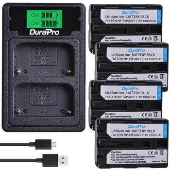 4PC 1800mAH NP FM500H Camera Battery + LCD Dual USB Charger with Type C For Sony NP-F550 F570 F770 F750 FM50 FM70 QM91D Camera
4PC 1800mAH NP FM500H Camera Battery + LCD Dual USB Charger with Type C For Sony NP-F550 F570 F770 F750 FM50 FM70 QM91D Camera