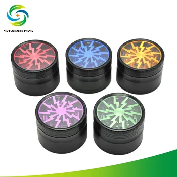 Wholesale 5pieces Large Tobacco Grinder 2.5 Inch 4 Parts Tobacco Spice Herb Grinder with clear window viewing Aluminium Pepper S
Wholesale 5pieces Large Tobacco Grinder 2.5 Inch 4 Parts Tobacco Spice Herb Grinder with clear window viewing Aluminium Pepper S