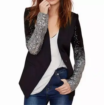 2020 Fashion Woman Coats High Street Sequins Long Sleeve Overcoats
2020 Fashion Woman Coats High Street Sequins Long Sleeve Overcoats