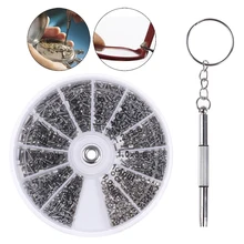1Box (600pcs) 12 Kinds of Small Screws Nuts Assortment Kit M1 M1.2 M1.4 M1.6 screw for Watches Glassess Repair Tools tornillos
1Box (600pcs) 12 Kinds of Small Screws Nuts Assortment Kit M1 M1.2 M1.4 M1.6 screw for Watches Glassess Repair Tools tornillos
