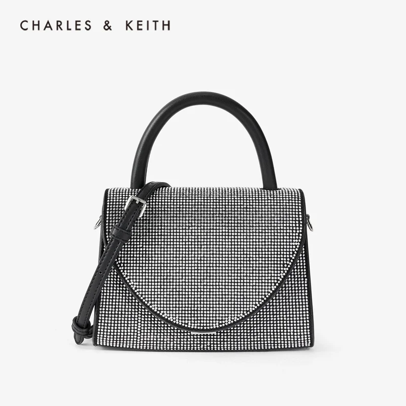 Фото CHARLES＆KEITH New Arrival for Spring Summer 2020 CK2-50270395Women shoulder bag hand Glossy material fashion | Багаж и сумки
