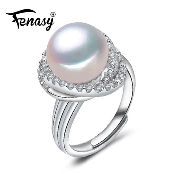 FENASY 925 Sterling Silver Ring Natural Freshwater Pearl Rings For Women New Pearl Jewelry Evening Party Big Pearl Ring 
FENASY 925 Sterling Silver Ring Natural Freshwater Pearl Rings For Women New Pearl Jewelry Evening Party Big Pearl Ring
