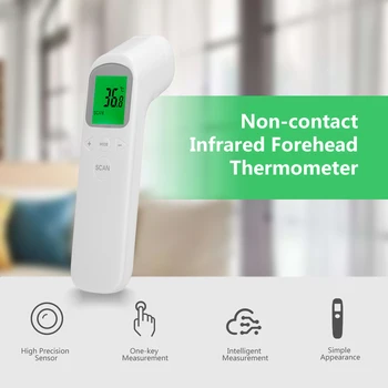 High Precision Non-contact Infrared Thermometer Handheld Forehead ThermometerPortable Electronic Thermometer Fast Shipping
High Precision Non-contact Infrared Thermometer Handheld Forehead ThermometerPortable Electronic Thermometer Fast Shipping