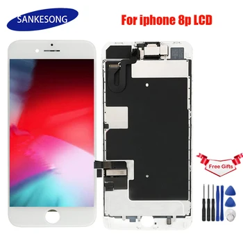 LCD screen for iPhone 8 plus digitizer touch screen complete assembly with front camera + flex sensor + small parts
LCD screen for iPhone 8 plus digitizer touch screen complete assembly with front camera + flex sensor + small parts