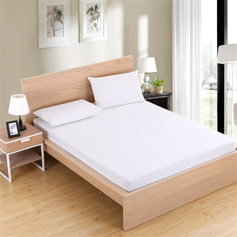 1Pc 100% Polyester Fitted Sheet Bed Sheet With 4 Corners Elastic Band Mattress Cover Bed Linens Double Queen Size Home Textiles 
1Pc 100% Polyester Fitted Sheet Bed Sheet With 4 Corners Elastic Band Mattress Cover Bed Linens Double Queen Size Home Textiles