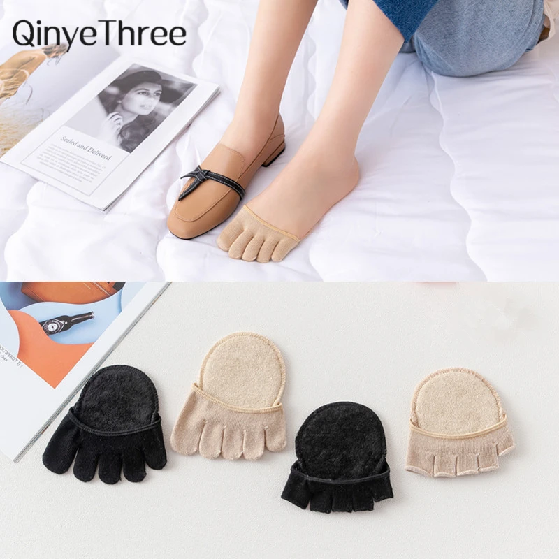 Women Sponge Half palm Anti-slip Lining Socks Soft Open Toe Heelless Liner Sock Invisible Forefoot Cushion Foot Pad Cotton Sock
Women Sponge Half palm Anti-slip Lining Socks Soft Open Toe Heelless Liner Sock Invisible Forefoot Cushion Foot Pad Cotton Sock