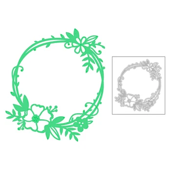 2020 New Circle Round Wreath and Flower Leaf Embossing Metal Cutting Dies For Making Greeting Card Paper Scrapbooking No Stamps 
2020 New Circle Round Wreath and Flower Leaf Embossing Metal Cutting Dies For Making Greeting Card Paper Scrapbooking No Stamps
