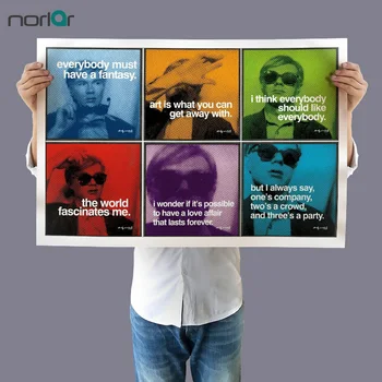 Art Print Andy Warhol Art Quotes Wall Art Decor Canvas Painting Wall Picture No Frame for Home Decor 
Art Print Andy Warhol Art Quotes Wall Art Decor Canvas Painting Wall Picture No Frame for Home Decor