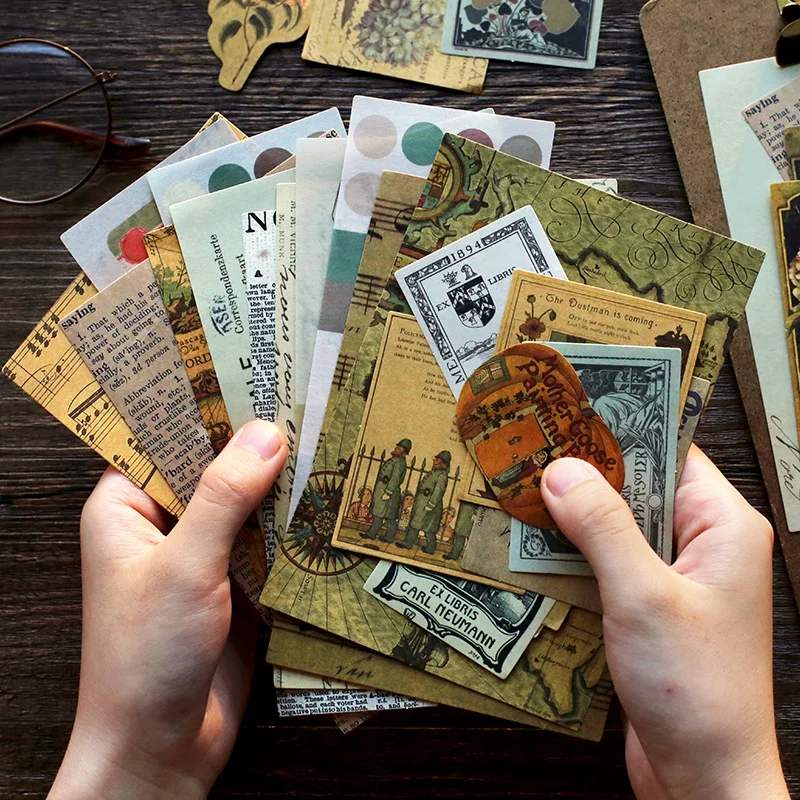 40pcs/lot Vintage Flower Kraft Card Journaling Bullet DIY Scrapbooking Material Card Retro Hangtag with Hole LOMO Cards
40pcs/lot Vintage Flower Kraft Card Journaling Bullet DIY Scrapbooking Material Card Retro Hangtag with Hole LOMO Cards