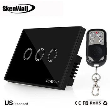 US Standard 1/2/3 Gang Remote Switch Smart Control On-off for Smart Home Smart Wall Touch Switch Smart Lamp Switch
US Standard 1/2/3 Gang Remote Switch Smart Control On-off for Smart Home Smart Wall Touch Switch Smart Lamp Switch