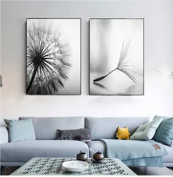 Dandelion Flower Canvas Painting Modern Black White Art Pictures for Home Decoration Living Room Abstract Wall Poster No Frame
Dandelion Flower Canvas Painting Modern Black White Art Pictures for Home Decoration Living Room Abstract Wall Poster No Frame