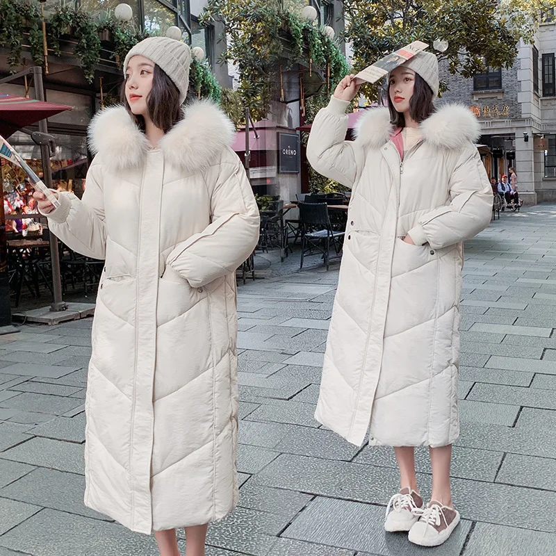 2019 New Style Korean-style Cotton Coat Women's Winter Coat Long over-the-Knee Thick down Feather Cotton-padded Jacket Students
2019 New Style Korean-style Cotton Coat Women's Winter Coat Long over-the-Knee Thick down Feather Cotton-padded Jacket Students