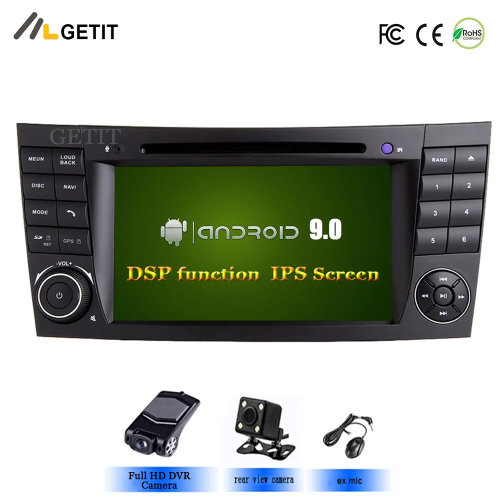 DSP Chip Android 9.0 Car DVD Multimedia Player for Mercedes/Benz W209 W463 W219 W211 with Radio,2 Din Car Stereo Radio head Unit
DSP Chip Android 9.0 Car DVD Multimedia Player for Mercedes/Benz W209 W463 W219 W211 with Radio,2 Din Car Stereo Radio head Unit
