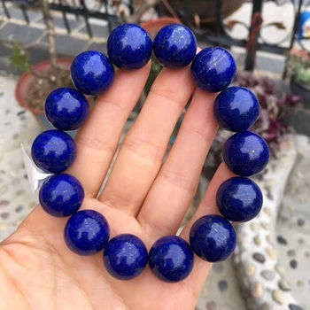 17mm Top Quality Natural Lapis Lazuli Royal Blue Gemstone Women Men Bracelet Round Beads Men Fashion Stone AAAAAA
17mm Top Quality Natural Lapis Lazuli Royal Blue Gemstone Women Men Bracelet Round Beads Men Fashion Stone AAAAAA