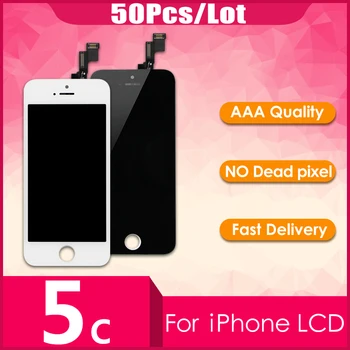 AAA+++ Quality 50PCS/LOT For iPhone 5C LCD With Touch Screen Display Replacement Assembly No Dead Pixel Free Shipping
AAA+++ Quality 50PCS/LOT For iPhone 5C LCD With Touch Screen Display Replacement Assembly No Dead Pixel Free Shipping