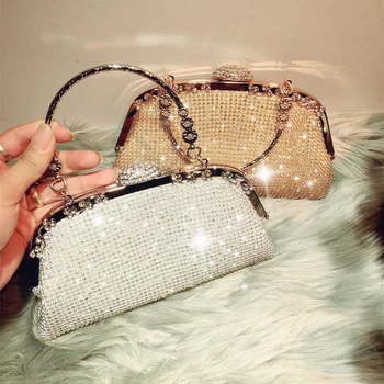 Fashion Women Diamonds Beaded Metal Evening Bags Chain Female Shoulder Bag Small Ladies' Messenger Crossbody Bag Cosmetic bag
Fashion Women Diamonds Beaded Metal Evening Bags Chain Female Shoulder Bag Small Ladies' Messenger Crossbody Bag Cosmetic bag