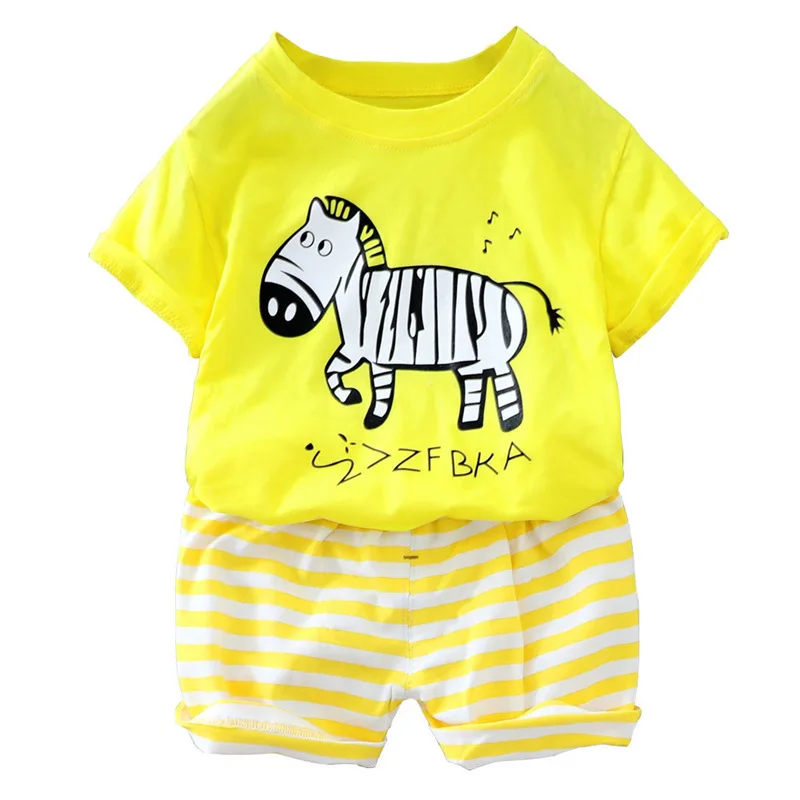 Summer Baby Boys Clothes Children Girls Cartoon T Shirt Shorts 2Pcs/sets Toddler Fashion Casual Clothing Infant Kids Tracksuits
Summer Baby Boys Clothes Children Girls Cartoon T Shirt Shorts 2Pcs/sets Toddler Fashion Casual Clothing Infant Kids Tracksuits