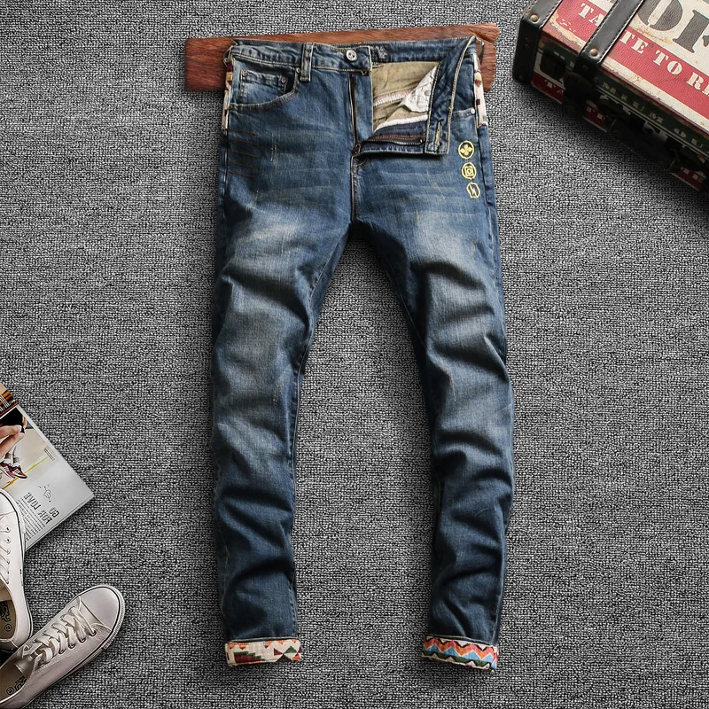 Fashion Streetwear Men Jeans High Quality Retro Wash Spliced Designer Ripped Denim Pants Streetwear Hip Hop TrousersPatchwork
Fashion Streetwear Men Jeans High Quality Retro Wash Spliced Designer Ripped Denim Pants Streetwear Hip Hop TrousersPatchwork