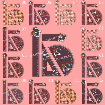 Anime Demon Slayer: Kimetsu No Yaiba Ruler Set Straight Triangle Rulers Acrylic Bookmarker Protractor Student Stationery Set
Anime Demon Slayer: Kimetsu No Yaiba Ruler Set Straight Triangle Rulers Acrylic Bookmarker Protractor Student Stationery Set