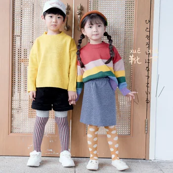 2019 autumn new Korean version of dot color matching children's pantyhose striped three color large PP file socks
2019 autumn new Korean version of dot color matching children's pantyhose striped three color large PP file socks