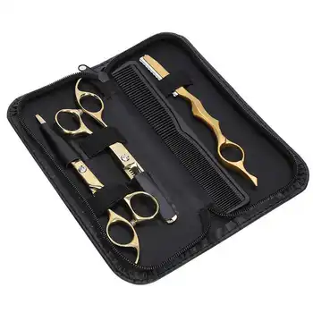 6pcs Professional Hairdressing Scissors Set Thinning Haircut Scissors Knife Comb Barber Hair Styling Tools Kit
6pcs Professional Hairdressing Scissors Set Thinning Haircut Scissors Knife Comb Barber Hair Styling Tools Kit
