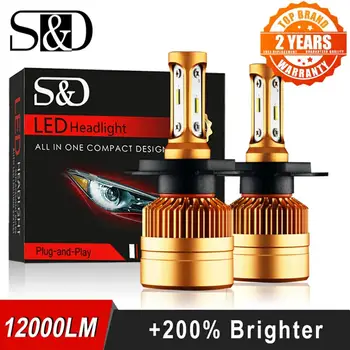 2Pcs H4 LED H7 H11 H8 9006 HB4 H1 H3 HB3 H9 H27 Car Headlight Bulbs LED Lamp with 1515 Chips 12000LM Auto Fog Lights 6000K 12V
2Pcs H4 LED H7 H11 H8 9006 HB4 H1 H3 HB3 H9 H27 Car Headlight Bulbs LED Lamp with 1515 Chips 12000LM Auto Fog Lights 6000K 12V