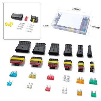 Waterproof 1/2/3/4-6 Pins Way Sealed Electrical Wire Connector Plug Kit 14 Types
Waterproof 1/2/3/4-6 Pins Way Sealed Electrical Wire Connector Plug Kit 14 Types