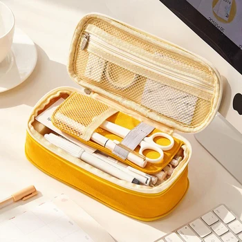 Fashion Canvas Storage Box Cute Solid Color Pencil Boxes Office Supply Gift Stationery For Girl
Fashion Canvas Storage Box Cute Solid Color Pencil Boxes Office Supply Gift Stationery For Girl