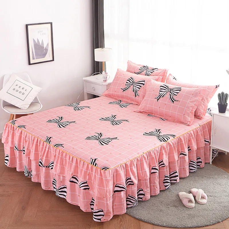 Pink Series Cartoon Printed Home Textile Bedcover Bed Skirt for Girl 100% Polyester Bed Sheet Soft Bedcover For Home Decoration
Pink Series Cartoon Printed Home Textile Bedcover Bed Skirt for Girl 100% Polyester Bed Sheet Soft Bedcover For Home Decoration