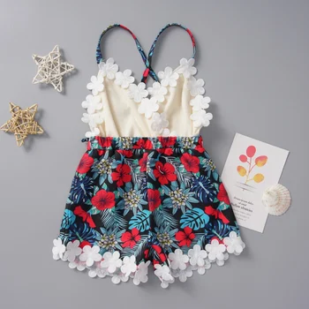 Summer Newborn Baby Girl Clothes Sleeveless Lace Flower Print Strap Romper Jumpsuit One-Piece Outfit Summer
Summer Newborn Baby Girl Clothes Sleeveless Lace Flower Print Strap Romper Jumpsuit One-Piece Outfit Summer