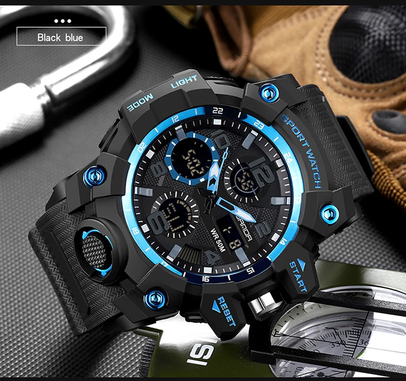 Digital Sanda Shock Sports Wrist Watches