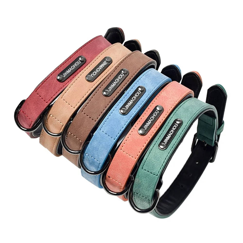 Soft Leather Dog Collars Adjustable Dog Collar for Large Dogs Durable Double-Layers Pet Collar with D Ring Pet Supplies XS-L
Soft Leather Dog Collars Adjustable Dog Collar for Large Dogs Durable Double-Layers Pet Collar with D Ring Pet Supplies XS-L