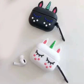 Funda For Apple airpods Pro Case Cartoon cute silicon Protective Cover For air pods Pro 3 Earphone Case with ring Keychain case
Funda For Apple airpods Pro Case Cartoon cute silicon Protective Cover For air pods Pro 3 Earphone Case with ring Keychain case