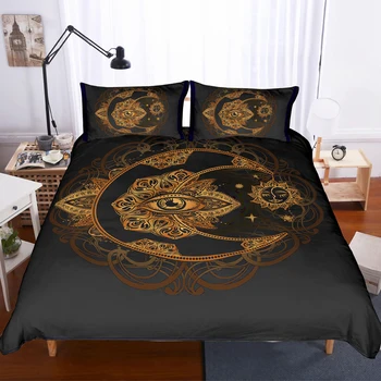 Golden Lotus Eyes Bedding Set Bedroom Decor Black Background Microfiber Soft 1PC Duvet Cover with Pillowcases No Comforter
Golden Lotus Eyes Bedding Set Bedroom Decor Black Background Microfiber Soft 1PC Duvet Cover with Pillowcases No Comforter