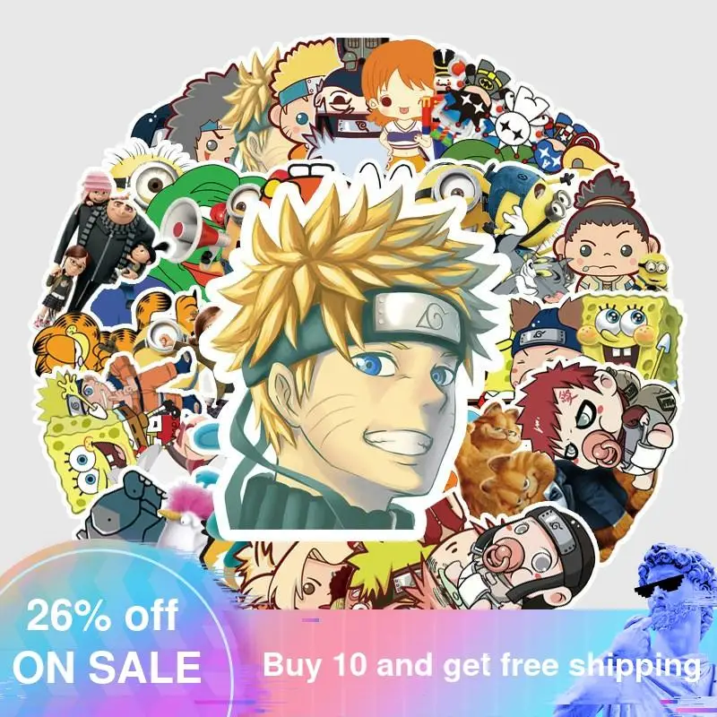 10/30/55pcs Cartoon Anime NARUTO Waterproof Kids Stickers Skateboard Suitcase Guitar Graffiti DIY Sticker Children Classic Toys
10/30/55pcs Cartoon Anime NARUTO Waterproof Kids Stickers Skateboard Suitcase Guitar Graffiti DIY Sticker Children Classic Toys